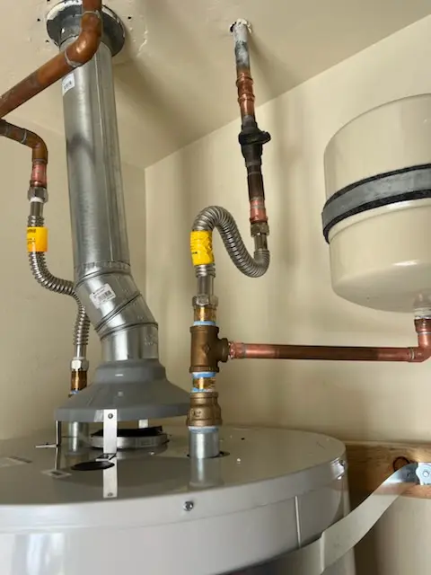 Water heater installation and plumbing repair in Brunswick